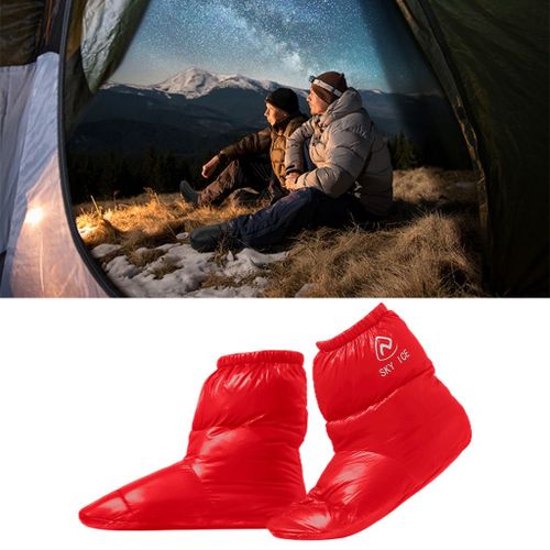 Chaussettes D'hiver En Duvet De Canard, Chaussons Chauds Et Doux Pour Tente De Camping, Bottes De Sport, Accessoires De Vêtements