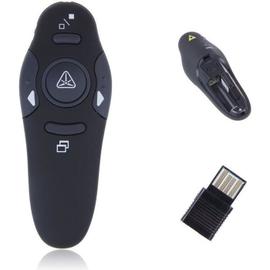 Telecommande Ordinateur Powerpoint Pointeur du Présentateur avec 2.4GHz USB  pour Présentation, Enseignement, Bureau, Conférence 