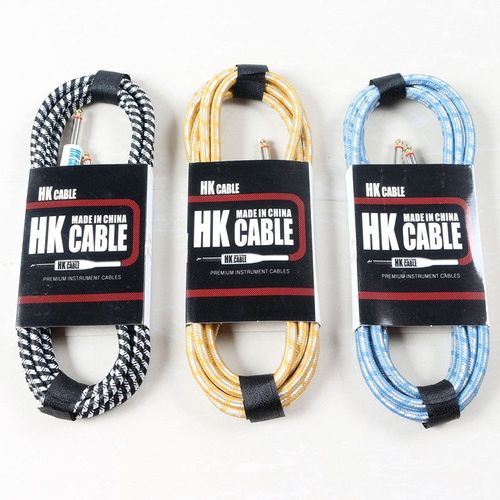 Câble De Guitare Électrique 3m 5m 10m, Câble De Basse Blindé Sans Bruit, Accessoires D'amplificateur De Guitare, Instruments De Musique