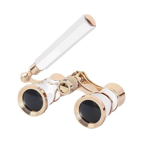 Lunettes Jumelles Vintage Avec Poignée Pour Femmes, Mini Lunettes Portables Vintage, À La Mode, Élégantes, Polyvalentes, Opéra, Théâtre, Équitation, Appr