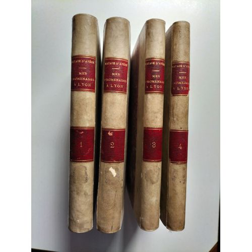 Mes Promenades À Lyon, 1810, En 4 Volumes.