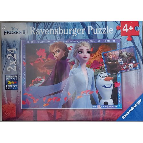 Puzzle 2x24 Pièces - Frozen Il La Reine Des Neiges