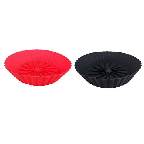 Plateau de panier de cuisson résistant à la chaleur friteuse à Air Pot en Silicone, accessoires de friteuse à Air panier de poulet frit au pain outil de cuisine