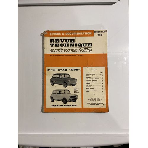 Revue Technique Automobile British Leyland « Mini » Tous Types Depuis  1959