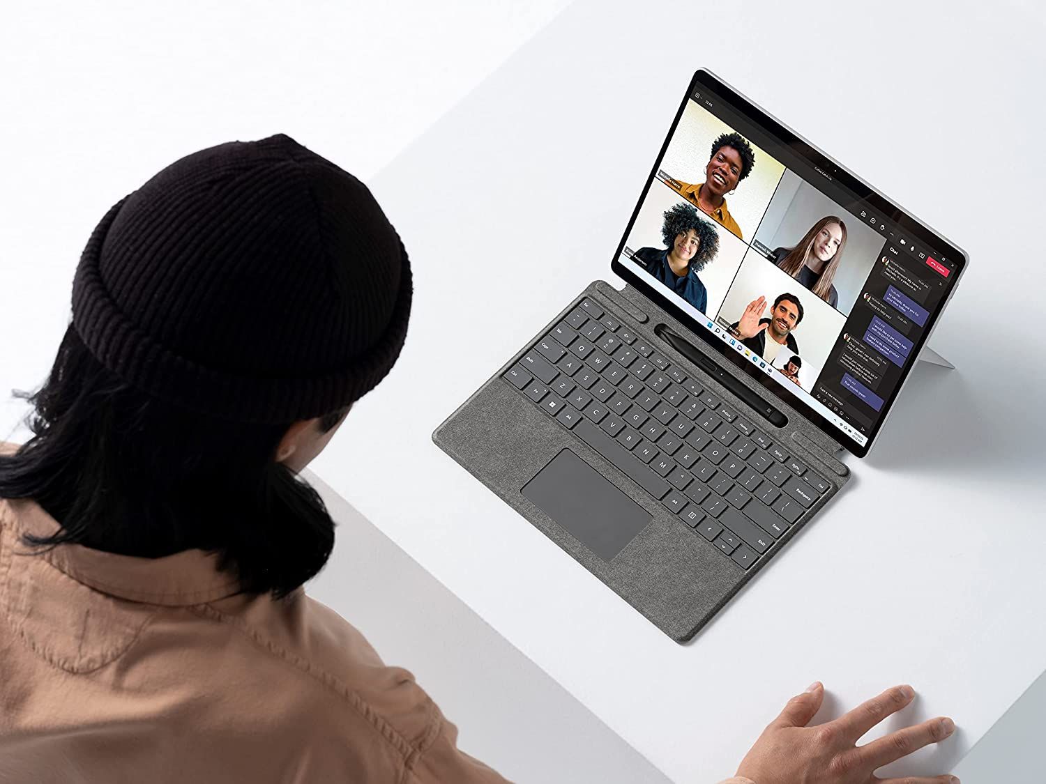 Microsoft Surface Pro 8 - Core i5 I5-1135G7 8 Go RAM 256 Go SSD Argent image 2 | Rakuten