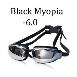 LUNETTES DE PISCINE,Black Myopia -6.0--Lunettes de natation