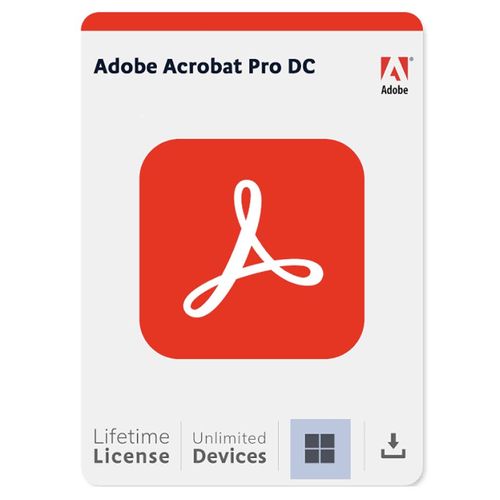 Acrobat Pro Dc - Lifetime Activation - En Téléchargement
