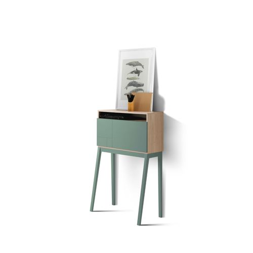 Bureau En Mélamine Porte Rabattable, Bristol