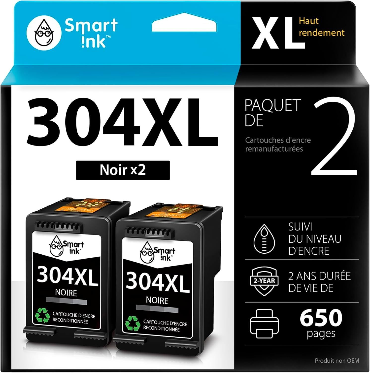 Remanufacturées Cartouches d'encre Remplacement pour Encre Cartouch...