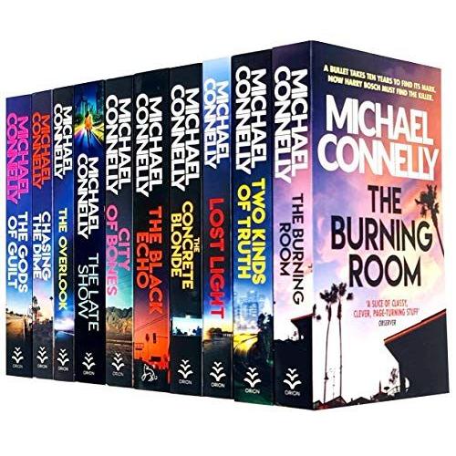 Michael Connelly Harry Bosch Series 10 Books Collection Set