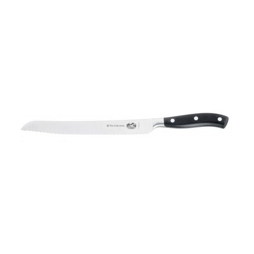 Victorinox 7.7433.23g Couteau À Pain Forgé « Grand Maître », Manche En Polyoxyméthylène , Lame 23 Cm