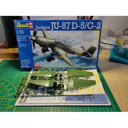 Maquette Revell 1/72: Junkers Ju-87 D-5/G-2-Revell