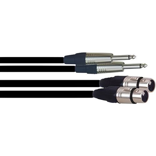 Power Acoustics Cab 2113 - Câble 3m - XLR 3 PIN Femelle - JACK MONO Mâle