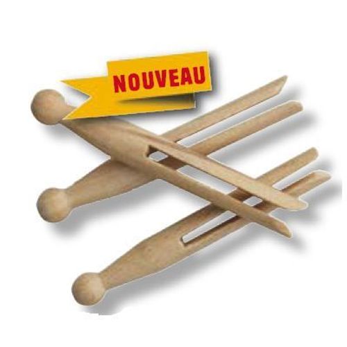 25 pinces a linge Onlywood