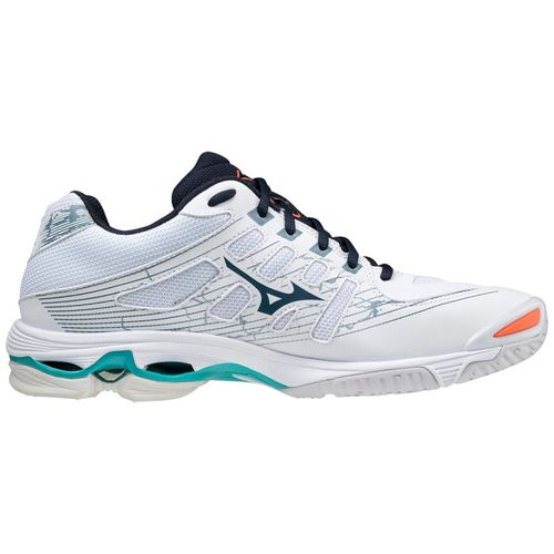 Chaussures Mizuno Wave Voltage Blanc Bleu