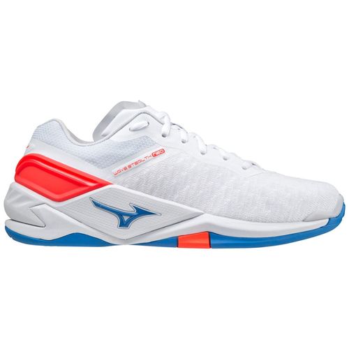 Chaussures Mizuno Wave Stealth Neo Blanc Rouge Bleu