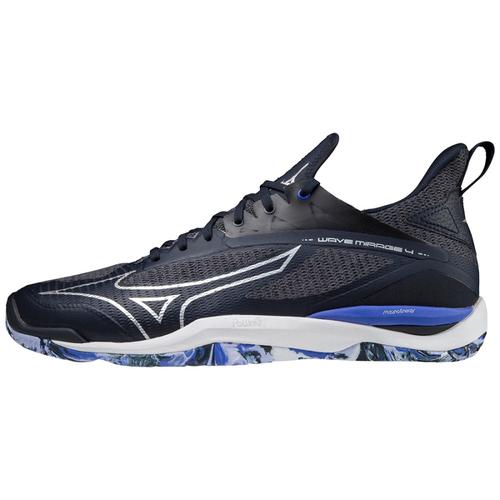 Chaussures Mizuno Wave Mirage 4 Bleu Marine Argent 51 Rakuten