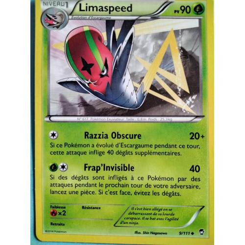 Carte Pokémon N° 617 Limaspeed
