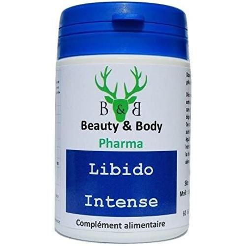 Libido Intense 60 Gélules - Stimulant Naturel - Complément Alimentaire Français - Beauty Body Pharma 