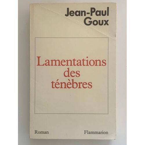 Lamentation Des Ténèbres