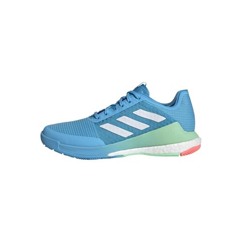 Chaussures Femme Adidas Crazyflight Bleu Ciel / Blanc / Vert Menthe