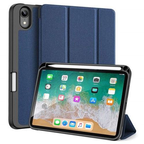 Housse De Protection Ipad Mini 6 Bleue Marine Dux Ducis Domo Series Series