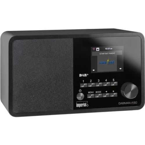 Imperial DABMAN i150, Portable, DAB,DAB+,FM, 87,5 - 108 MHz, 174 - 240 MHz, 20 W, 7,62 cm (3")