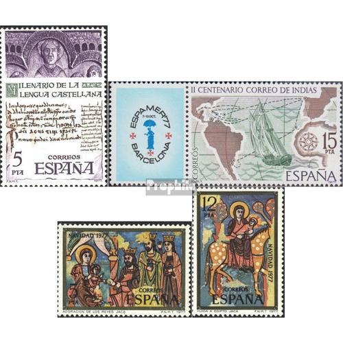 Espagne 2321,2330zf,2338-2339 (Complète Edition) Neuf Avec Gomme Originale 1977 Langage De Haut Niveau, Philatélie, Weihnachte