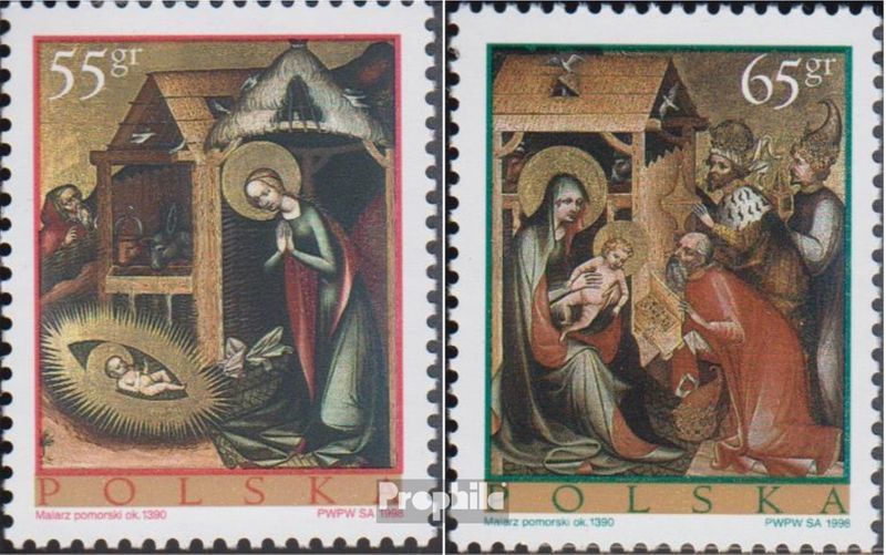 Pologne 3734-3735 (Complète.Edition.) Neuf Avec Gomme Originale 1998 Noël