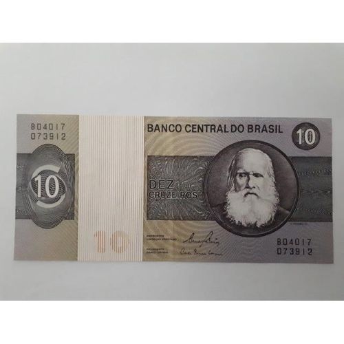 Billet De 10 Cruzeiros Brésilien.
