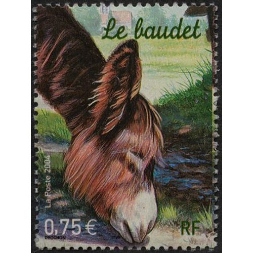 Timbre De 2004 Les Animaux De La Ferme Le Baudet - Yvert & Tellier N° 3665