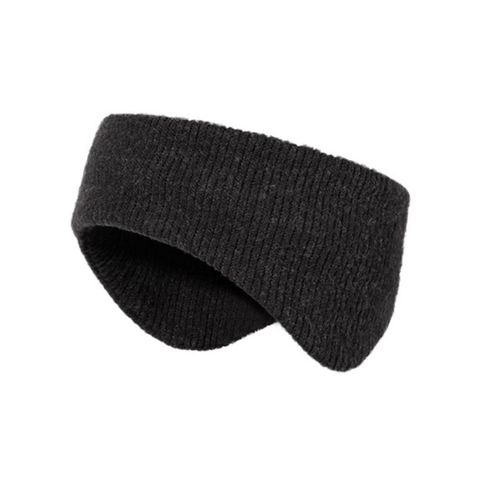 Bandeau cache-oreilles hiver pour ski, cyclisme Le noir