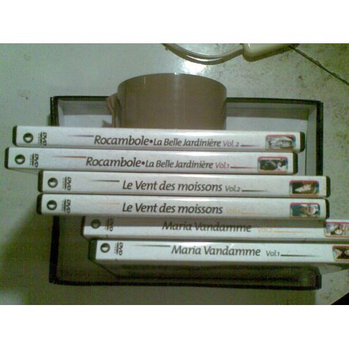 Les Plus Grands Feuilletons De La Television Francaise , Edition Atlas - Lot De 6 Dvd Zone 2 , Audio Francais - Maria Vandamme + Le Vent Des Moissons+ Rocambole La Belle Jardiniere