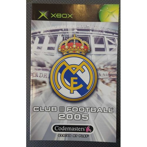 Club Football 2005 Edition Real Madrid - Notice Officielle Xbox - Microsoft