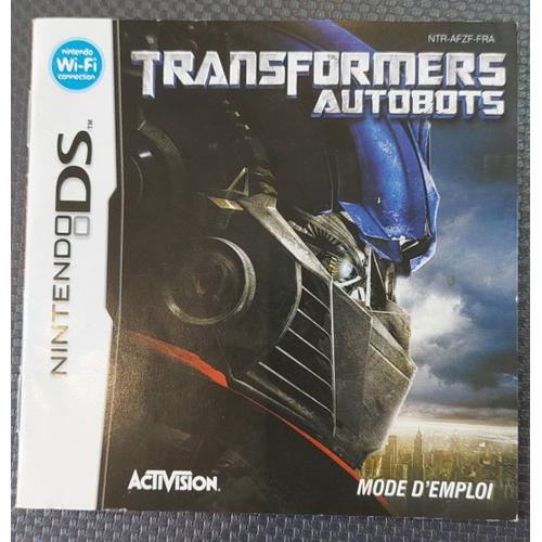 Transformers Autobots - Notice Officielle Nintendo Ds - Nintendo