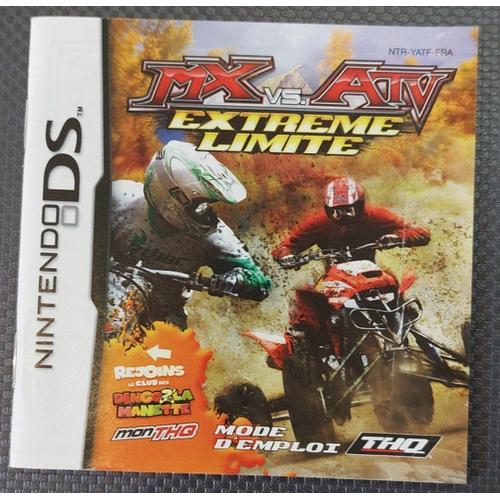 Mx Vs Atv Extreme Limite - Notice Officielle Nintendo Ds - Nintendo