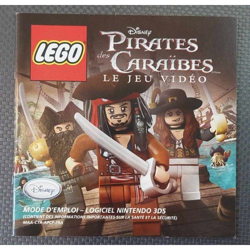 Lego Disney Pirates Des Caraïbes Le Jeu Vidéo - Notice Officielle Nintendo 3ds - Nintendo