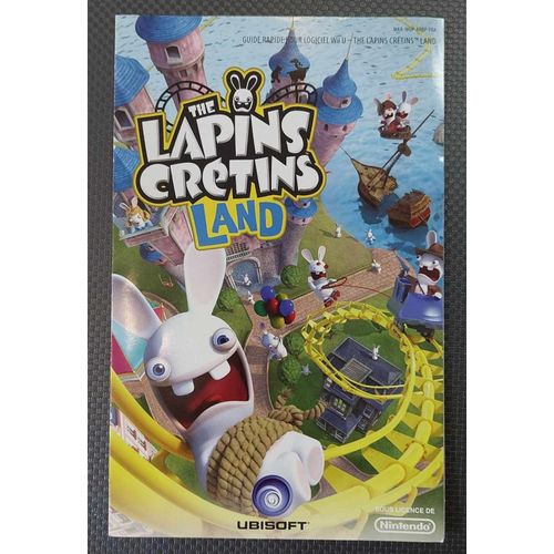 The Lapins Crétins Land - Notice Officielle Wii U - Nintendo