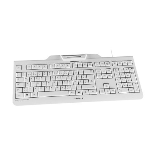 CHERRY KC 1000 SC - Clavier - USB - Pan Nordic - commutateur : CHERRY LPK - gris pâle
