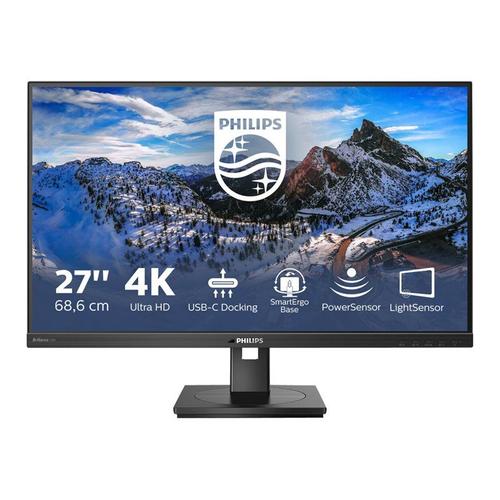 Philips P-line 279P1 - Écran LED - 27" (27" visualisable) - 3840 x 2160 4K @ 60 Hz - IPS - 350 cd/m² - 1000:1 - 4 ms - 2xHDMI, DisplayPort, USB-C - haut-parleurs - texture noire