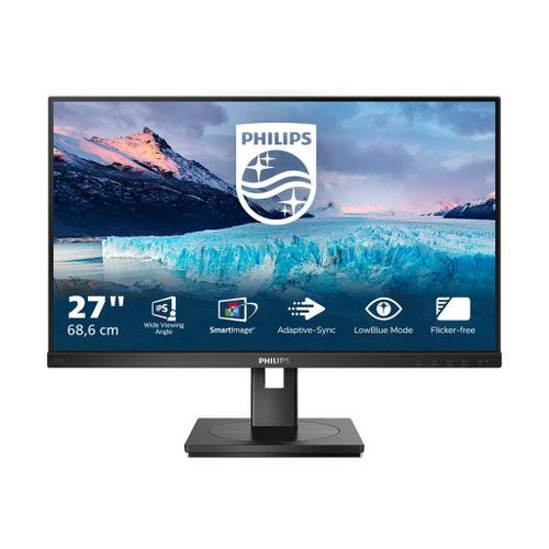 Philips S-line 272S1M - Écran LED - 27" - 1920 x 1080 Full HD (1080p) @ 75 Hz - IPS - 250 cd/m² - 1000:1 - 4 ms - HDMI, DVI-D, VGA, DisplayPort - haut-parleurs - noir