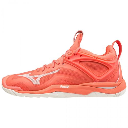 Chaussures Mizuno Wave Mirage 3 Orange Blanc