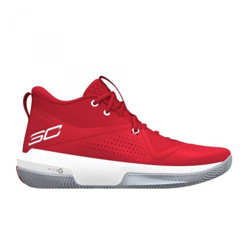 Chaussures Under Armour Sc 3zer0 Iv Rouge Blanc