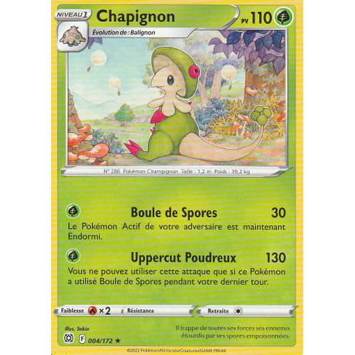 Carte Pokemon - Chapignon - 004/172 - Rare - Eb9 - Stars Etincelantes -
