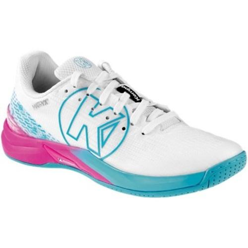 Chaussures Kempa Attack Pro 2.0 Blanc Bleu Aqua