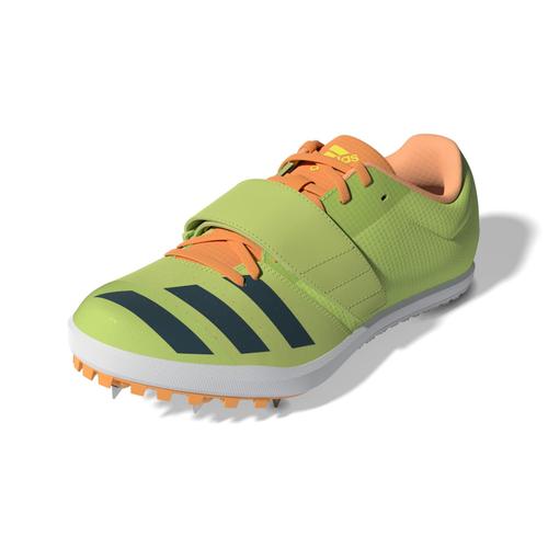 Chaussures D'athlétisme Adidas Jumpstar Jaune Citron / Bleu Turquoise / Orange Clair