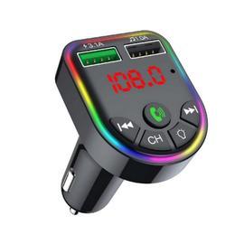 chargeur rapide de voiture double USB 5V 3.1A allume-cigare transmetteur FM  lecteur MP3 lecteur