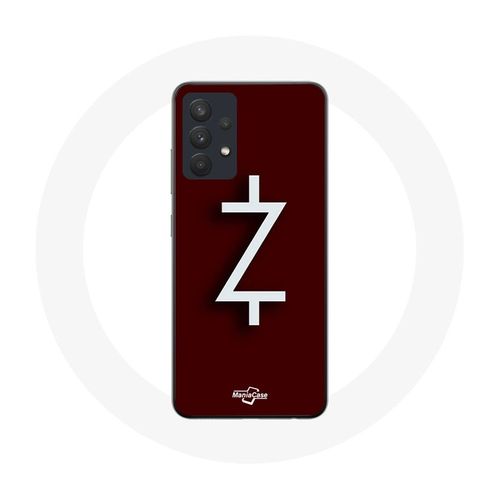 Coque Pour Samsung Galaxy A32 Ozark Saison 4 Logo Z Blanc Fond Rouge