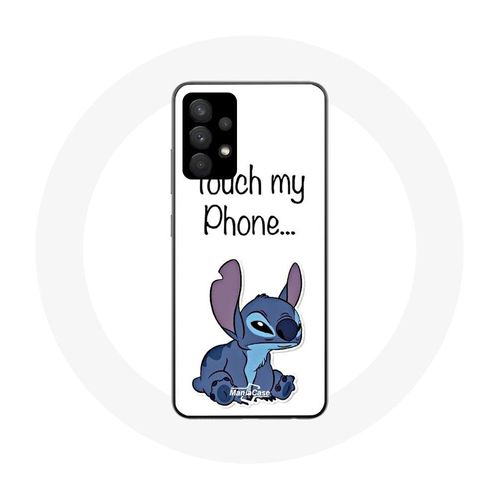 Coque Pour Samsung Galaxy A32 Lilo Et Stitch Mignon Fond Blanc