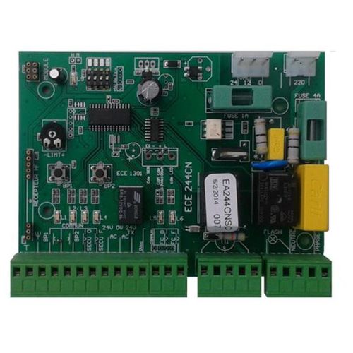 EA EA244CN CARTE SANS COFFRET AVEC ENCODEUR armoire de commande 230V Portail coulissant et barrière levante